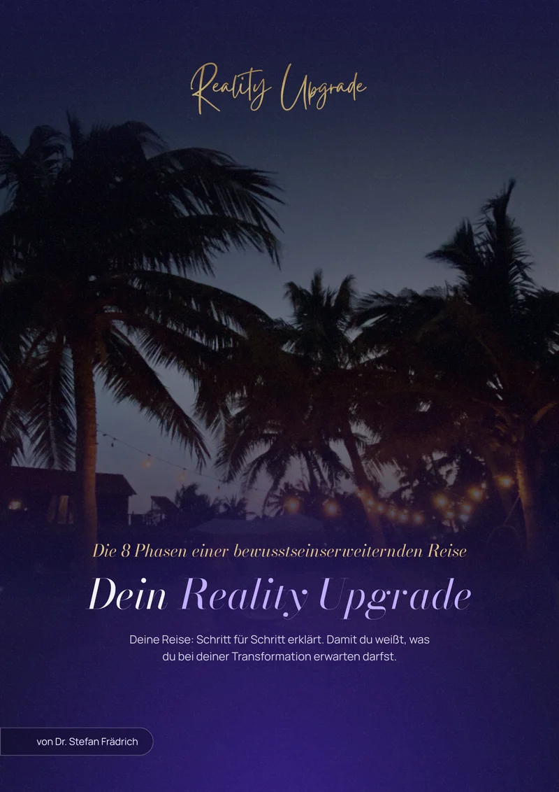 Cover des E-Books „Dein Reality Upgrade: Die 8 Phasen einer bewusstseinserweiternden Reise“